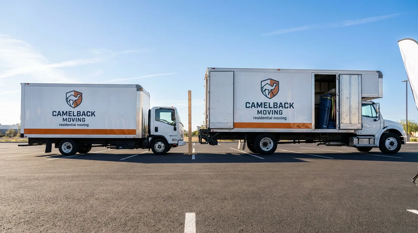 Moving truck size capacity guide in Winnsboro